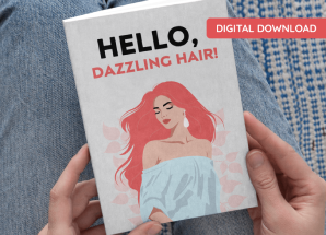 Bonus guide providing hair wellness tips and natural hair care routine suggestions