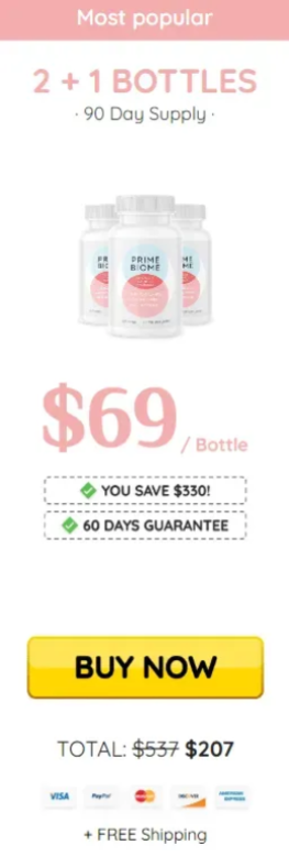 Three bottle bundle package displaying mid tier pricing option with better value offer